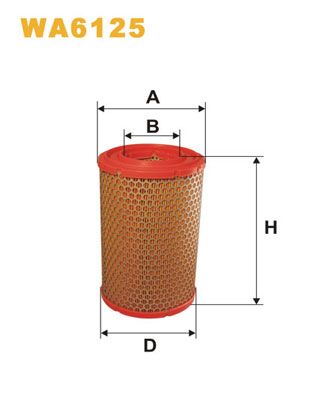 WIX FILTERS Воздушный фильтр WA6125